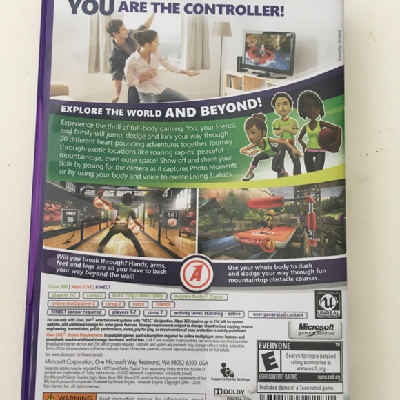 XBOX 360 KINECT 3 Game Lot (Sports, Kinectimals, Adventures) - Picture 4 of 7